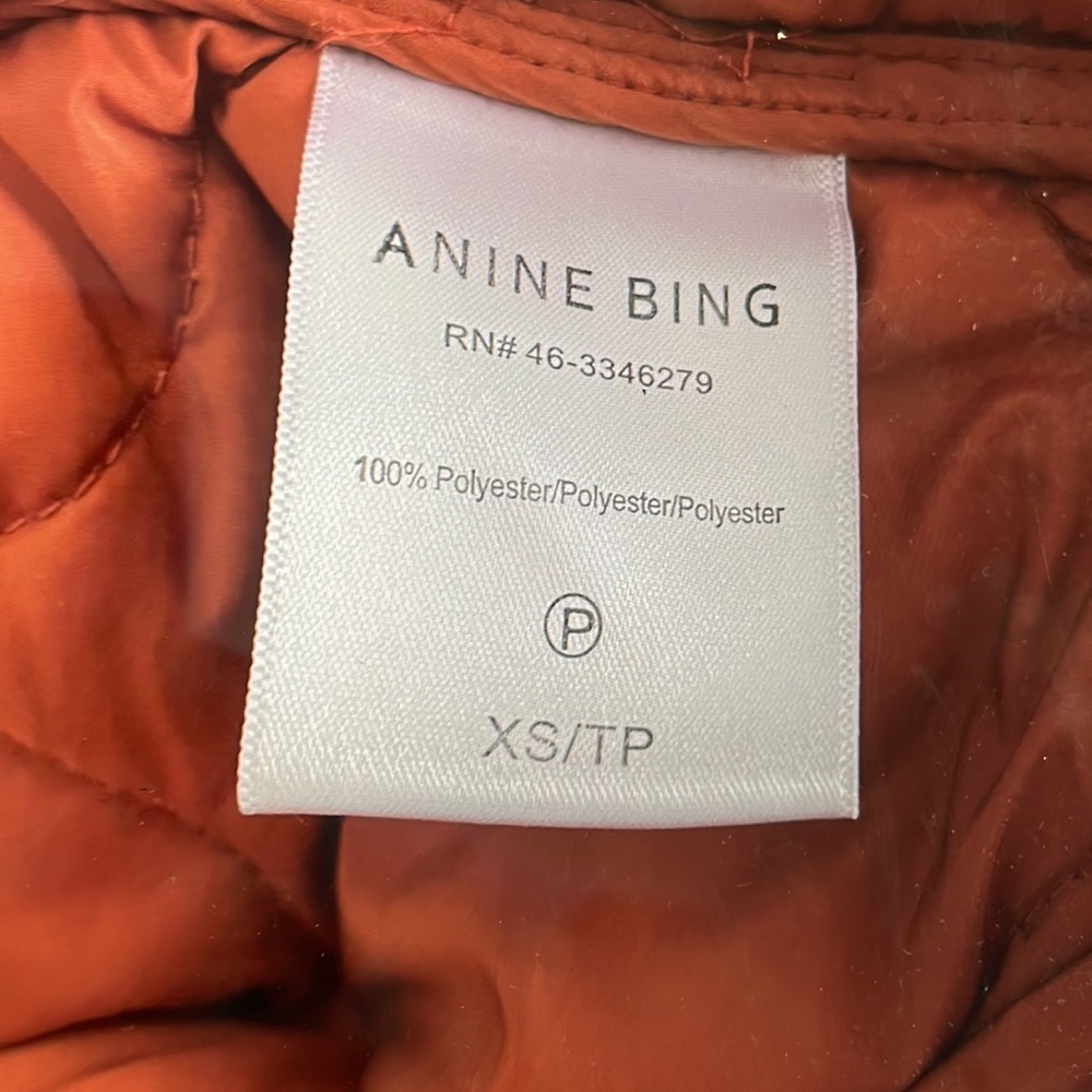 Anine Bing Andy Bomber - Rust Zebra - Picture 4 of 6